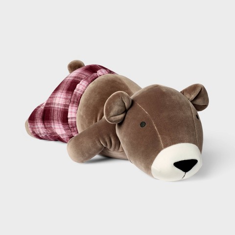 Детские мягкие игрушки The Hollister Collection at Target Boxer Short Bear Weighted Plush Throw Pillow