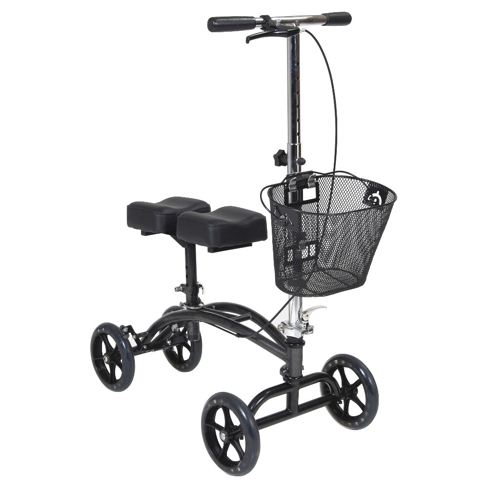 Photos - Rollator / Walker Drive Medical Dual Pad Steerable Knee Walker with Basket, Alternative to C 