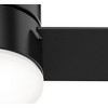 52" Minimus Ceiling Fan with LED Light Black - Hunter Fan: 3-Blade, Flush Mount, Remote-Controlled, ETL Listed - 4 of 4