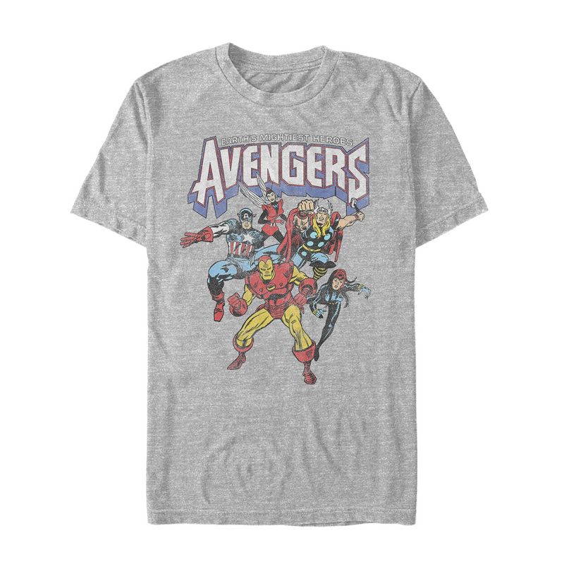 Men's Marvel Mightiest Heroes Avengers T-Shirt, 1 of 5