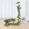 Unique Bargains Artificial Hanging Eucalyptus Stems Plants 72" 4 Pcs - 3 of 4