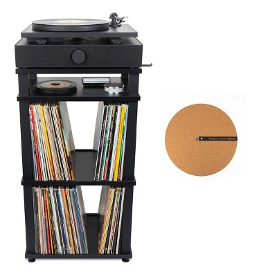 Andover Audio Spindeck Plug-and-Play Turntable Speaker System with Free Corkmat