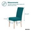 Deconovo Spill Proof Stretch Dining Chair Slipcovers Set of 4 - 2 of 4