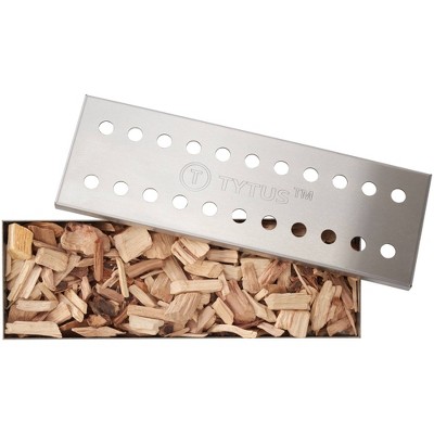 TYTUS Silver Stainless Steel Smoker Box for Grills