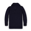 Hope & Henry Boys'  Cotton Shawl Collar Double Breasted Sweater, Infant - 4 of 4