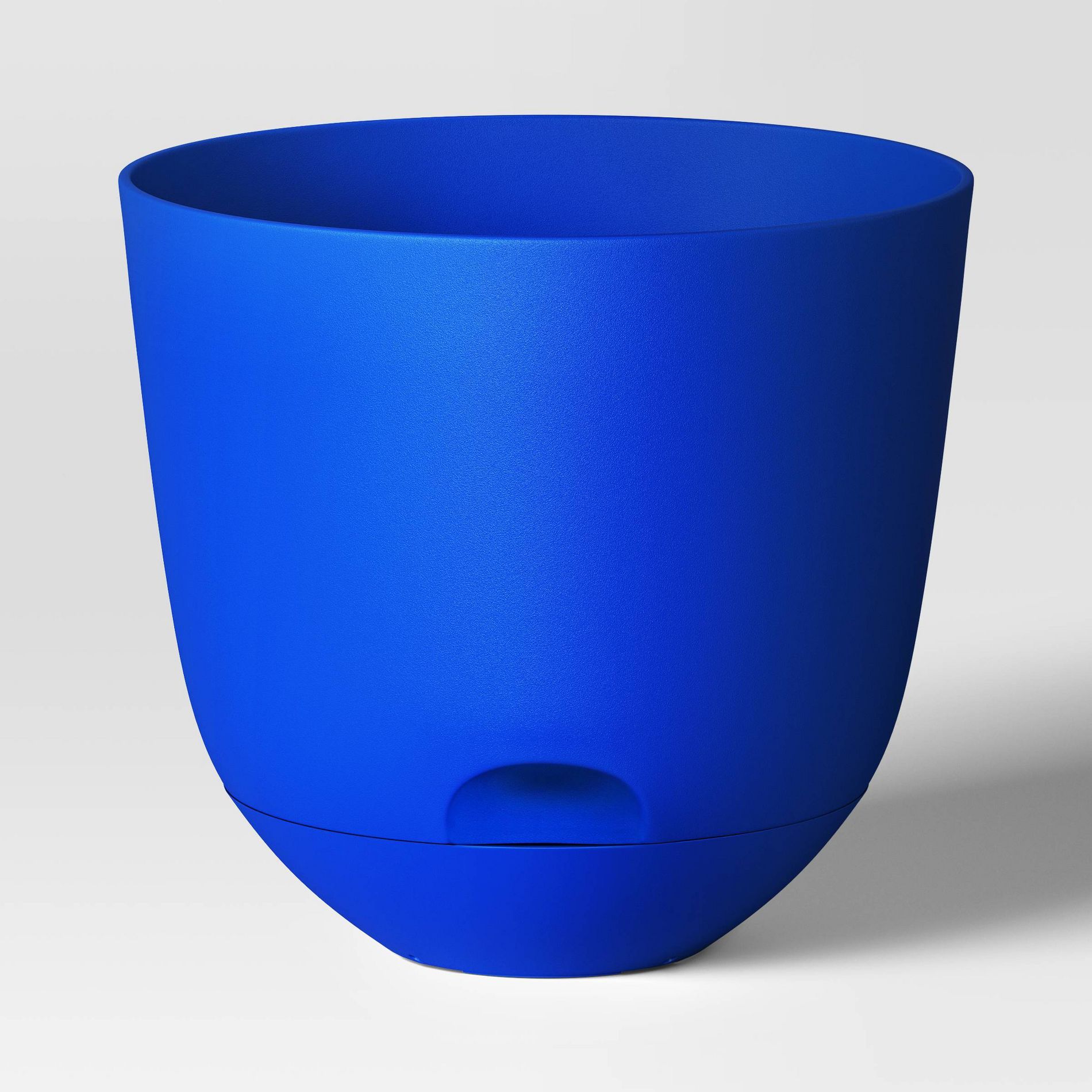 Self-Watering Plastic Indoor Outdoor Planter Pot Blue 8"x8" - Room Essentials™