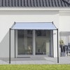 Resenkos Outdoor Garden Gazebo, Sunshade Gazebo Canopy,9' x 10' Outdoor Pergola with Canopy, Patio Sun Shade Shelter Grill Gazebo,Gray - 2 of 4