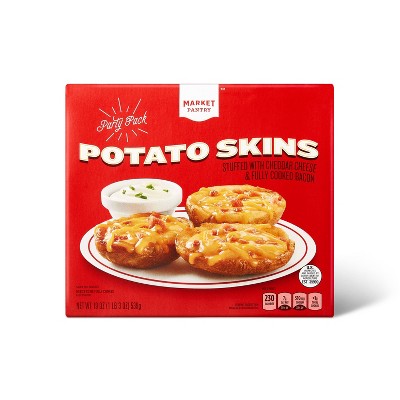 Cheddar Bacon Filled Frozen Potato Skins Bulk - 19oz - Market Pantry™