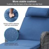 POCASSY Outdoor Chaise Lounge Chair Patio Recliner with Cushion, Adjustable Backrest Outdoor Recliner with All Weather Wicker and Olefin Cushion Cover - 4 of 4