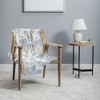 Evanjelina & Co Toile De Jouy Duck Egg Blue Woven Throw Blanket - Deny Designs - 2 of 4