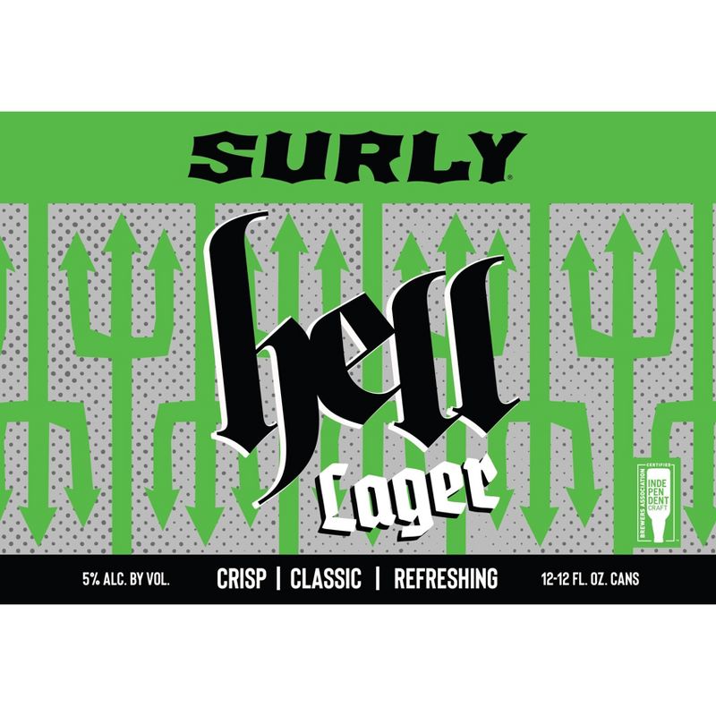 Surly Hell Lager Beer - 12pk/12 fl oz Cans, 3 of 4
