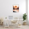 Stupell Industries Vibrant Orange Sunrise Minimal Mountain Lake Abstraction, 30" x 24" - 2 of 4