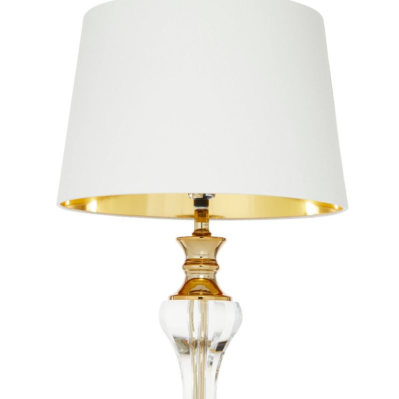 27&#34; x 15&#34; Glam Glass Table Lamp Gold - Olivia &#38; May, 6 of 8