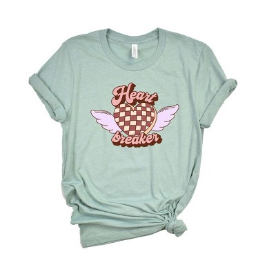 Simply Sage Market Women's Heart Breaker Wings Short Sleeve Graphic Tee