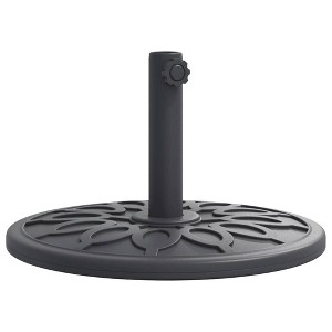vidaXL Parasol Base Black PE (Polyethylene) and concrete 26.5 lbs - 1 of 2