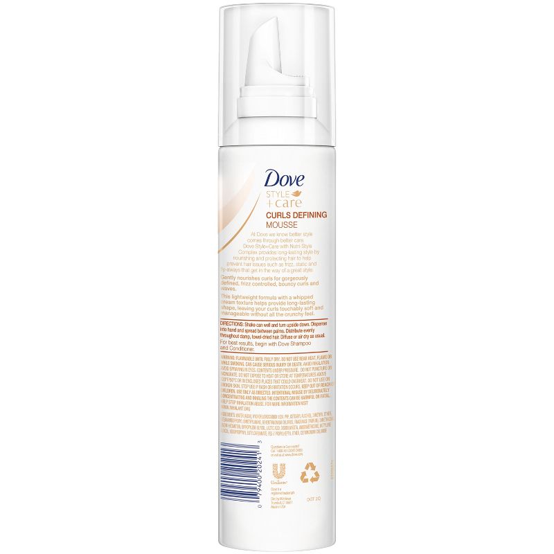 Dove Beauty Style + Care Curls Defining Mousse - 7oz, 4 of 8