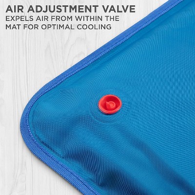 Pawple Blue Medium Cooling Mat for Dogs with Foam Base