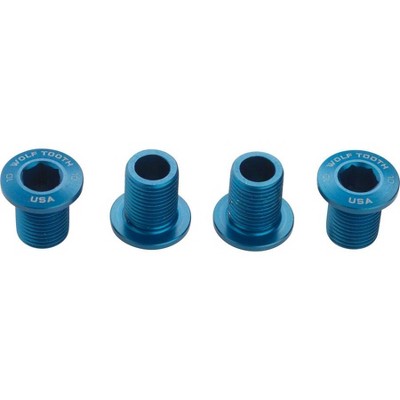 Wolf Tooth 30T Alloy Chainring Bolts - Blue
