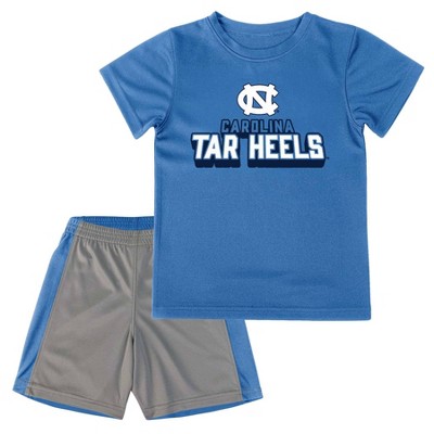 NCAA North Carolina Tar Heels Toddler Boys' T-Shirt and Shorts Set