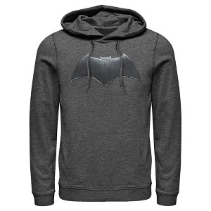 Men's Zack Snyder Justice League Batman Logo Pull Over Hoodie - 1 of 4