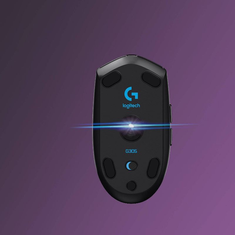 Logitech G305 Lightspeed Wireless Optical 6 Programmable Button Gaming Mouse - Black, 3 of 11
