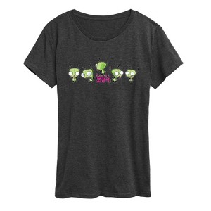 Women's - Invader Zim - Dancing Gir Short Sleeve Graphic T-Shirt - 1 of 4