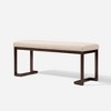 Bedroom Bench, End Of Bed Bench With High-density Sponge, 4 Solid Wood Legs, Non-slip Mat, Padded Seat, Entryway Bench For Living Room, Hallway - 2 of 4