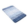 Blue Bathroom Rug 30" x 20" Absorbent Soft Bathroom Mat - 4 of 4