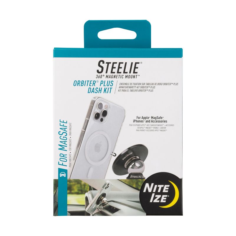 Nite Ize Steelie Orbiter Plus Dash Mount Kit - Magnetic Cell Phone Holder for Car Dashboard, 1 of 10