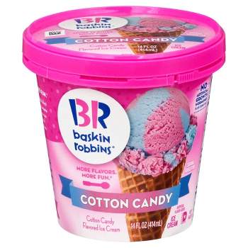 Baskin Robbins Cotton Candy Ice Cream - 14oz