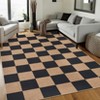 Modern Easy Jute Rug Washable Rug with Non Slip TPR Backing - 3 of 4