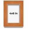 PosterPalooza | Photo Size Flat Brown Picture Frame - UV Acrylic, Foam Board Backing, Hanging Hardware - 2 of 4