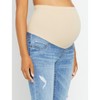 Women's Indigo Blue Sustainable Secret Fit Over the Belly Skinny Leg Maternity Jeans | Motherhood Maternity - 4 of 4
