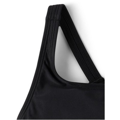 The Children's Place Girls Sleeveless Cut-Out One Piece Swimsuit Black M (7/8) — фото 4