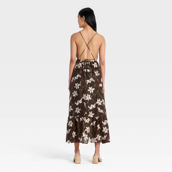 Vestido maxi con volantes para mujer - A New Day™ 2