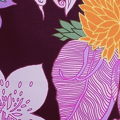 dark wine multi floral blooms