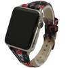 Olivia Pratt Printed Skinny Leather Apple Watch Band - 2 of 3