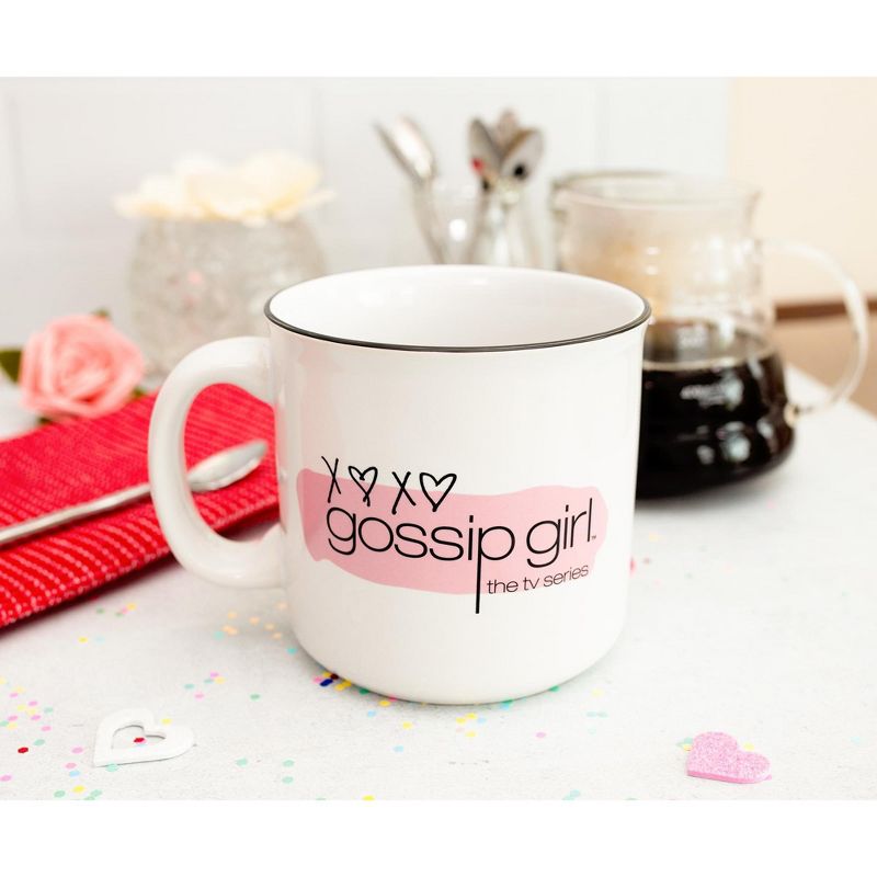 Silver Buffalo Gossip Girl "You Know You Love Me" Ceramic Camper Mug | Holds 20 Ounces, 4 of 7