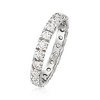 Ross-Simons 1.10 ct. t.w. Moissanite Eternity Band in Sterling Silver - 3 of 4