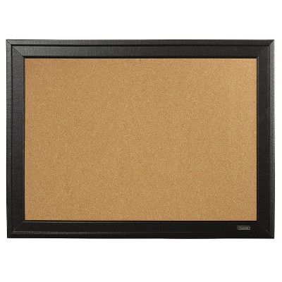 Quartet Cork Bulletin Board Black Frame 11" x 17" (79279) 814937