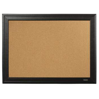 Quartet Cork Bulletin Board Black Frame 11" x 17" (79279) 814937