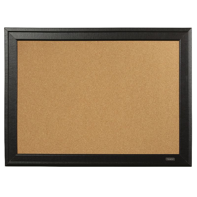 Quartet Cork Bulletin Board Black Frame 11" x 17" (79279) 814937, 1 of 3