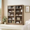 VAUXHILL & CO. Halston Standard Bookcase, Adjustable Storage Open Display Shelving Unit for Home & Office, 31.49”L x 13.77”W x 72.8”H, Oak - 4 of 4