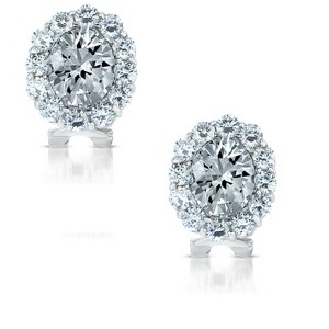Guili Celebrity-Inspired CZ Earrings in Sterling Silver with Sapphire, Pear & Round Accents – Modern Sparkle for Everyday Luxe and Elegance - 1 of 3