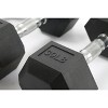 Hex Dumbbell Set, Rubber Encased Exercise & Fitness Dumbbells for Home Gym, Hand Weights for Strength Training, in Multiple Weights - 3 of 4