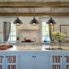 10.38" 1-Light Levi Industrial Farmhouse Iron Linear LED Pendant Oil Rubbed Bronze - JONATHAN Y: ETL Listed, Adjustable Height - 3 of 4
