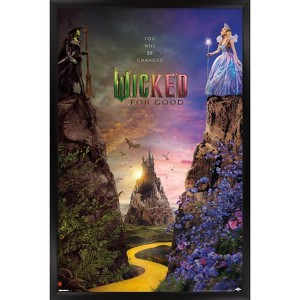 Trends International Wicked: For Good (2025) - Cliff One Sheet Framed Wall Poster Prints - 1 of 4
