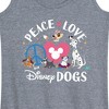 Women's - Disney - Cats & Dogs Graphic Racerback Tank - 2 of 4