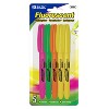 BAZIC Products® Pen Style Fluorescent Highlighters with Pocket Clip, 5 Per Pack, 12 Packs - 2 of 4