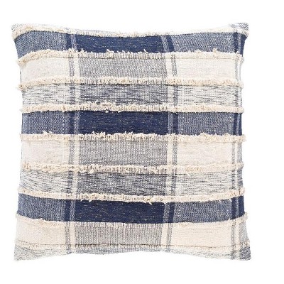 Mark & Day Burgh Coastal Dark Blue Throw Pillow